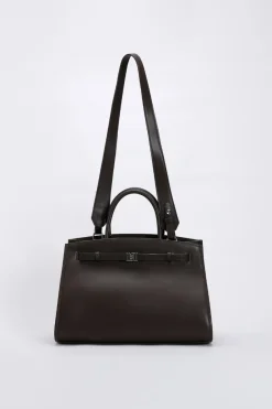 RCL Morgan Large Handbag Chocolate Brown