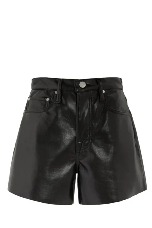 Recycled Leather Le Super High Short Noir