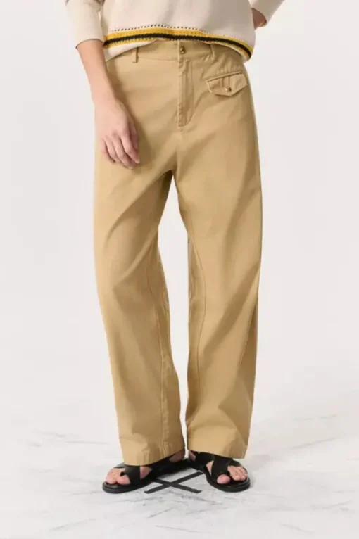 Renata Cotton Pant Beige