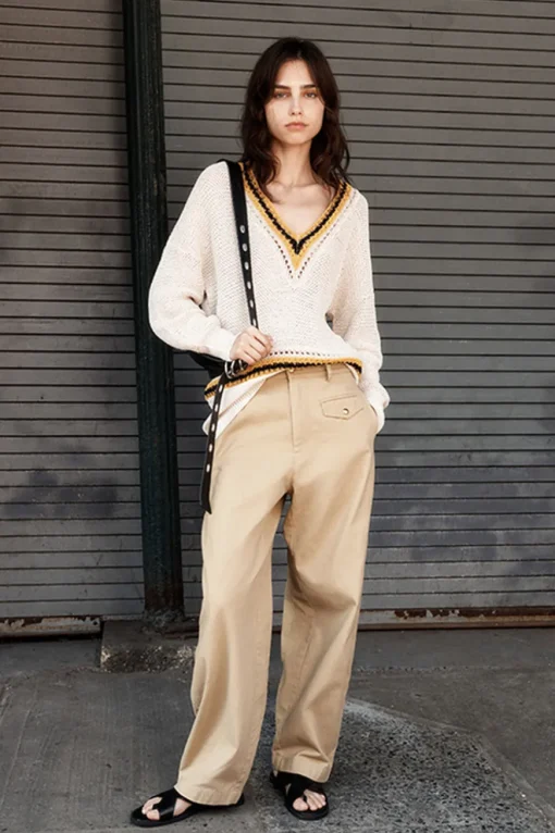 Renata Cotton Pant Beige