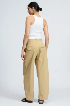 Renata Cotton Pant Beige
