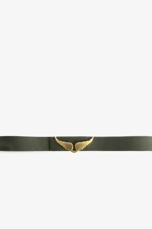 Reversible Rock Belt Khaki/ Light Blue