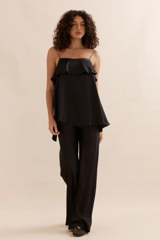 Rio Tank Black Silk