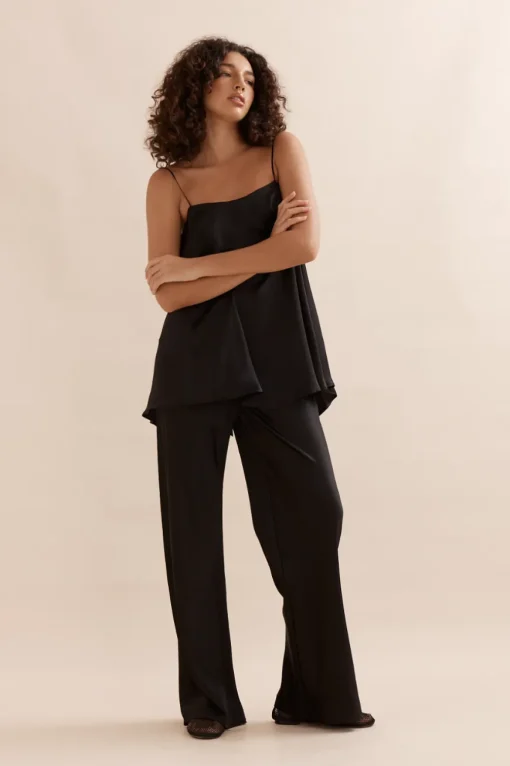 Rio Tank Black Silk