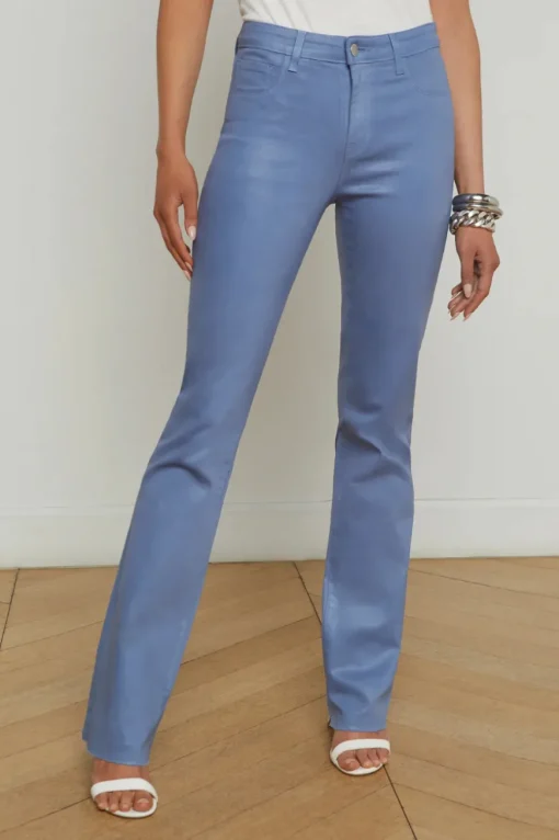 Ruth Coated Straight Leg Jean Wild Wind
