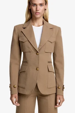 Safari Blazer Burlap