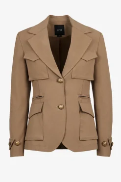 Safari Blazer Burlap