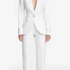 Seamed Blazer Chalk