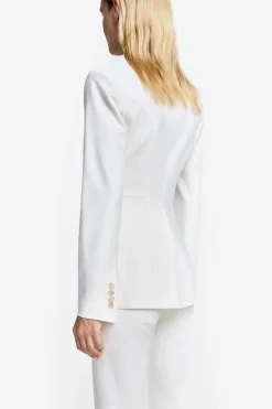 Seamed Blazer Chalk