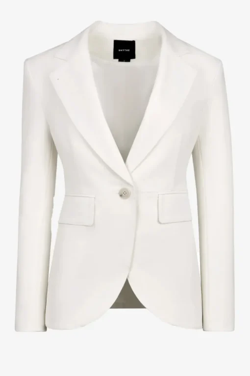Seamed Blazer Chalk