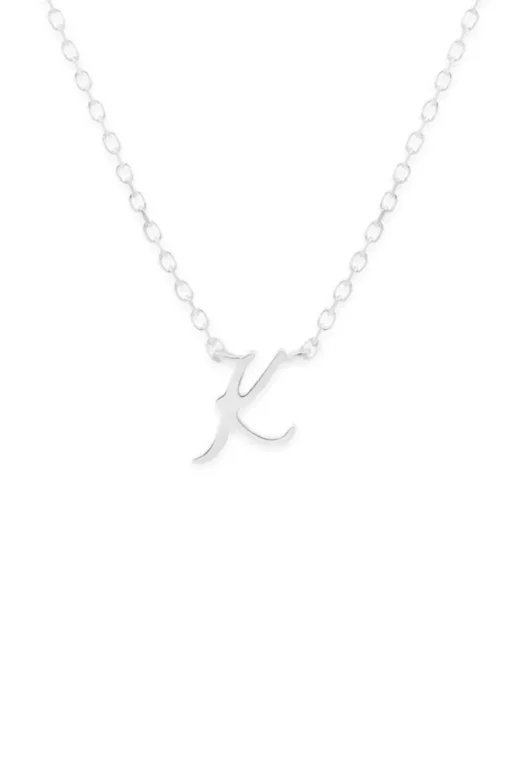 Silver Love Letter Necklace