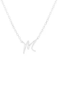 Silver Love Letter Necklace