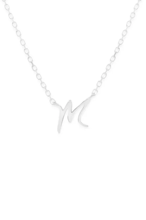 Silver Love Letter Necklace
