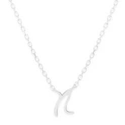 Silver Love Letter Necklace