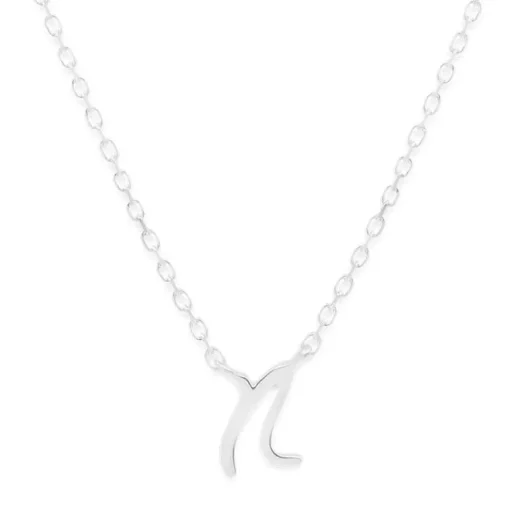 Silver Love Letter Necklace