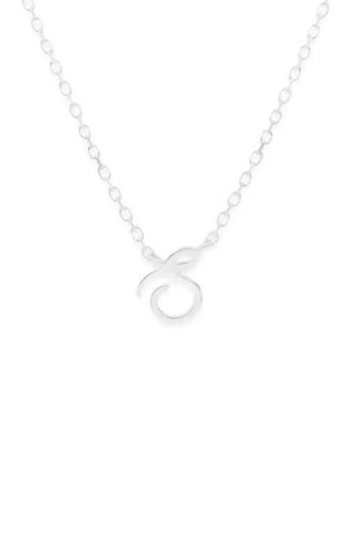 Silver Love Letter Necklace