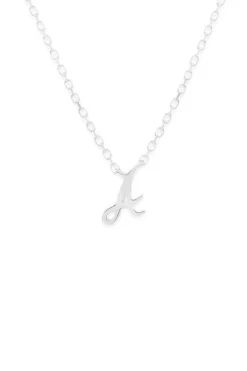 Silver Love Letter Necklace