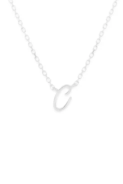 Silver Love Letter Necklace