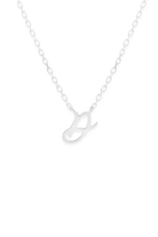 Silver Love Letter Necklace