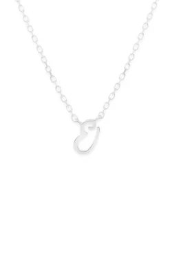 Silver Love Letter Necklace