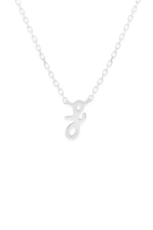 Silver Love Letter Necklace