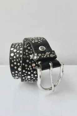 Sterora Silver Black Belt 0790