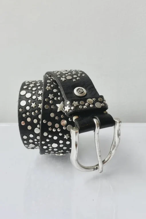 Sterora Silver Black Belt 0790