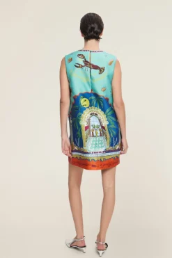 Surrealist Summer Mini Dress
