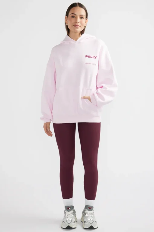 Tennis Logo Hoodie Candy Pink