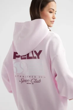Tennis Logo Hoodie Candy Pink