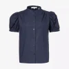 The Gathered Top Navy