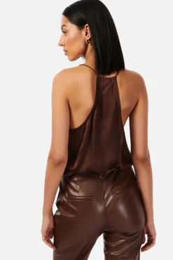 The Racer Charmeuse Cami Java