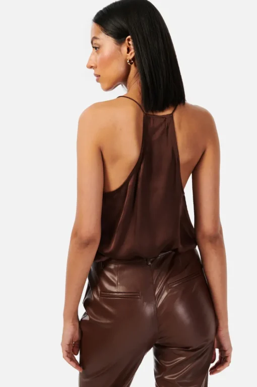 The Racer Charmeuse Cami Java