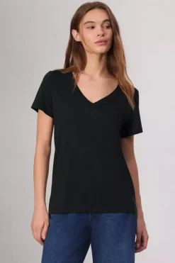 The Slub Vee Black