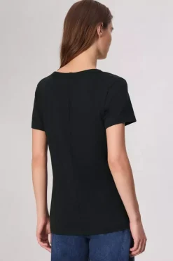 The Slub Vee Black