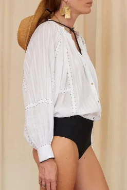 Thea Blouse White