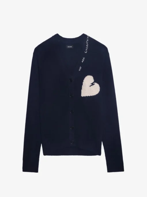 Travia Cardigan Encre