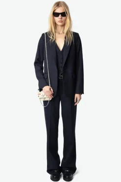 Wool Blazer Encre